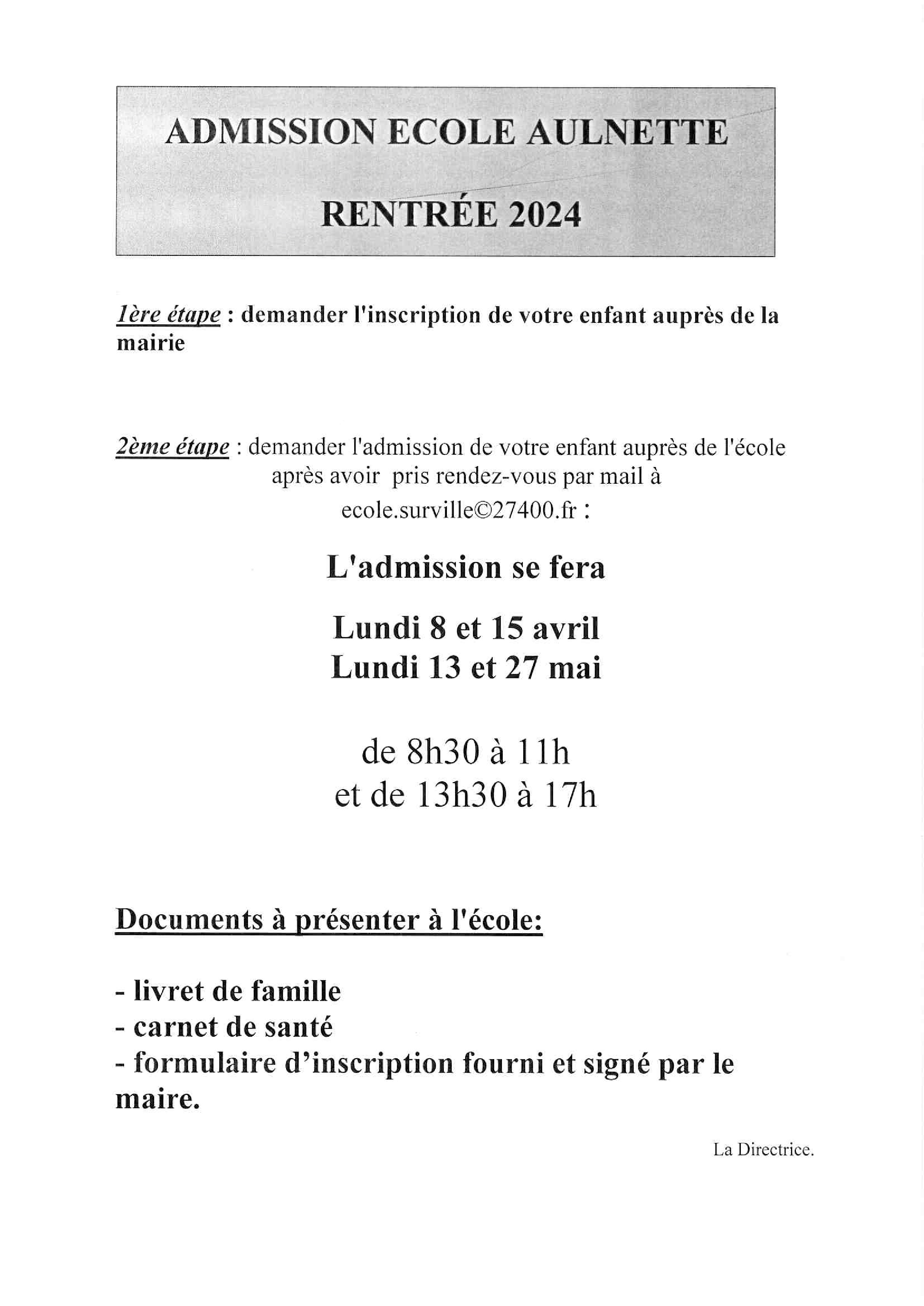 ecole page 0